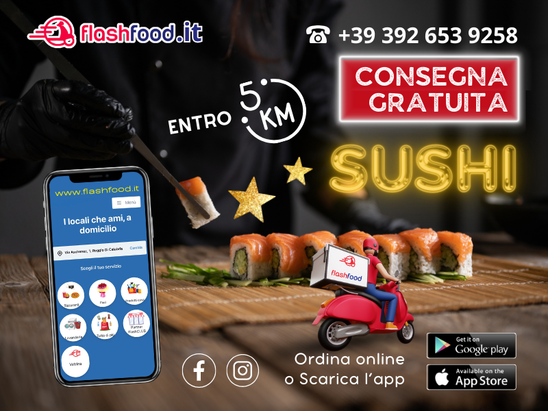 CONSEGNA GRATUITA SUSHI